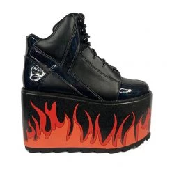 YRU SHOES QOZMO FLAME - BLACK/RED