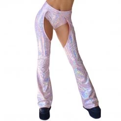 RAVELAND RETRO GLITTER CHAPS- PINK NEW ARRIVALS