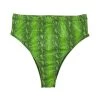 RAVELAND GO GREEN SNAKE HIGH-WAIST BOTTOMS 1 RAVELAND GO GREEN SNAKE HIGH-WAIST BOTTOMS