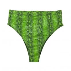RAVELAND GO GREEN SNAKE HIGH-WAIST BOTTOMS