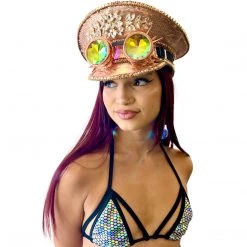RaveLand NEW ARRIVALS ROSE GOLD FESTIVAL QUEEN HAT