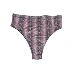 RAVELAND GO PINK SNAKE HIGH-WAIST BOTTOMS WOMEN