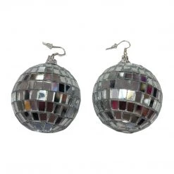 RAVELAND LARGE DISCO BALL EARRINGS HEADBANGER COLLECTION