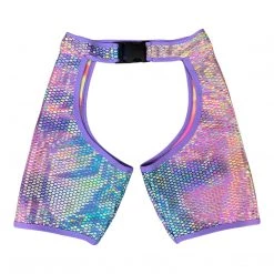 RAVELAND NEW ARRIVALS LIQUID MIRROR ASAP BUCKLED SHORT CHAP