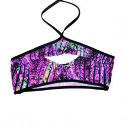 RAVELAND WOMEN LIQUID JUNGLE KEYHOLE TOP