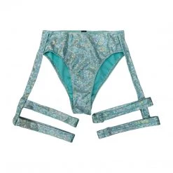 RAVELAND WOMEN RETRO GARTER PANTY- MINT
