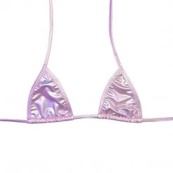 RAVELAND NEW ARRIVALS LOVELY LATEX MINI TRIANGLE TOP