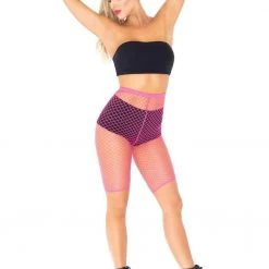 LEG AVENUE FISHNET SHORTS WOMEN