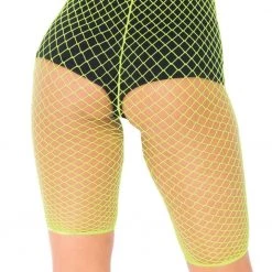 LEG AVENUE PLUS SIZED FISHNET BIKER SHORTS 9 LEG AVENUE PLUS SIZED FISHNET BIKER SHORTS