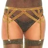 LEG AVENUE Lurex Garter Belt WOMEN