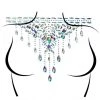 LEG AVENUE Masquerade Choker Rhinestone Stick-On Jewels ACCESSORIES