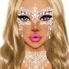 LEG AVENUE NEW ARRIVALS Masquerade Mask Rhinestone Stick-On Jewels