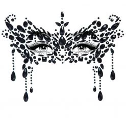 LEG AVENUE ACCESSORIES Masquerade Mask Rhinestone Stick-On Jewels
