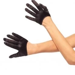DISCONTINUED Mini Cropped Satin Gloves