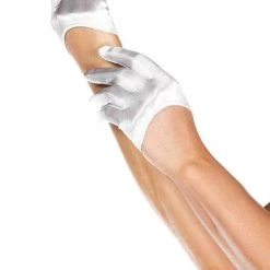 DISCONTINUED Mini Cropped Satin Gloves