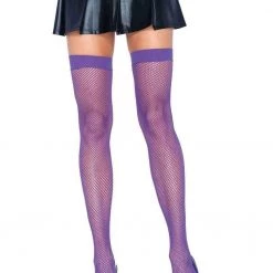 LEG AVENUE WOMEN Nylon Fishnet Thigh Highs 19 LEG AVENUE WOMEN Nylon Fishnet Thigh Highs