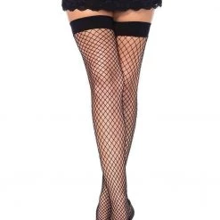 LEG AVENUE Plus Size Fishnet Thigh Highs LEG WRAPS & HOSIERY
