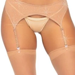 LEG AVENUE Rhinestone Garter Belt WOMEN 9 LEG AVENUE Rhinestone Garter Belt WOMEN