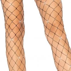 LEG AVENUE Rhinestone Net Tights WOMEN