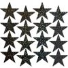 PASTEASE ACCESSORIES Body Minis: 16 Mini Black Glitter Stars Nipple & Body Pasties 1 PASTEASE ACCESSORIES Body Minis: 16 Mini Black Glitter Stars Nipple & Body Pasties