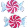 PASTEASE Candy: Peppermint Swirl Red On White Nipple Pasties