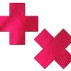 PASTEASE Plus X: Liquid Red Cross Nipple Pasties