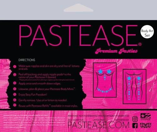 Pastease Set: Red Glitter Heart ACCESSORIES 5 Pastease Set: Red Glitter Heart ACCESSORIES