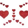 Pastease Set: Red Glitter Heart ACCESSORIES