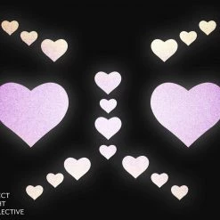 PASTEASE Set: Pink Glitter Heart ACCESSORIES