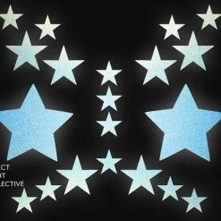 PASTEASE ACCESSORIES Set: Reflective Blue Star With 6 Mini Stars And 10 Baby Stars Nipple & Body