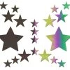 PASTEASE Set: Reflective Rainbow Star With 6 Mini Stars & 10 Baby Stars Nipple & Body Pasties