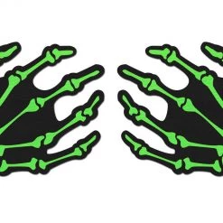 PASTEASE ACCESSORIES Skeleton Hands: Zombie Neon Green/UV Reactive