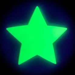 PASTEASE Star: Neon Green And Glow-in-the-Dark Star Nipple Pasties