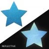 PASTEASE ACCESSORIES Star: Reflective Blue Star Nipple Pasties