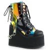 PLEASER SHOES BACK IT UP/ BLACK (ANKLE BOOTS)