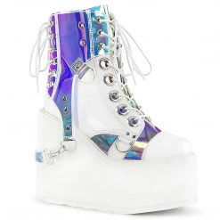 PLEASER BACK IT UP/ WHITE (ANKLE BOOTS) SHOES