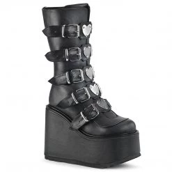 PLEASER WTF BOOTS/ BLACK