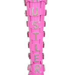 YRU VIP HUSTLER- PINK/SILVER SHOES