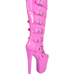 YRU VIP HUSTLER- PINK/SILVER SHOES